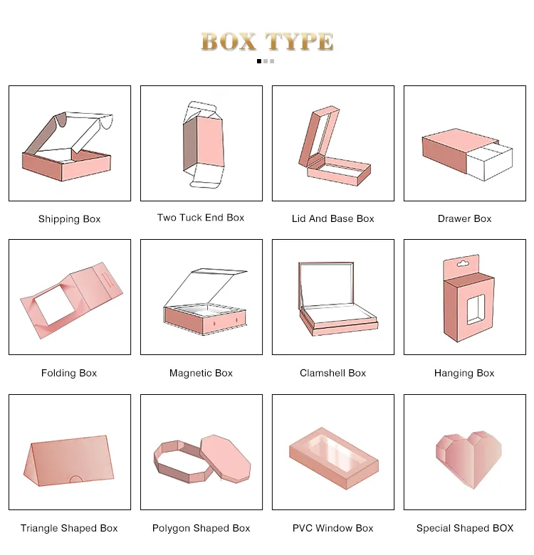 Food Storage Packaging Box Custom Paper Cardboard Box Folding Display Box