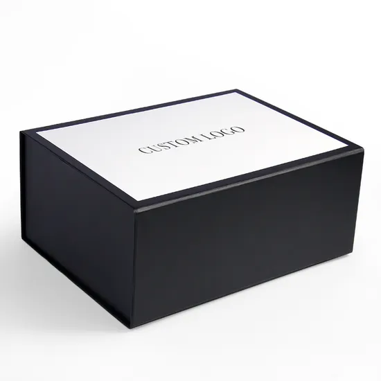 Custom Logo Size Design Book Shape Boxes Magnetic Closure Clothes Food Packaging Folding Gift Box