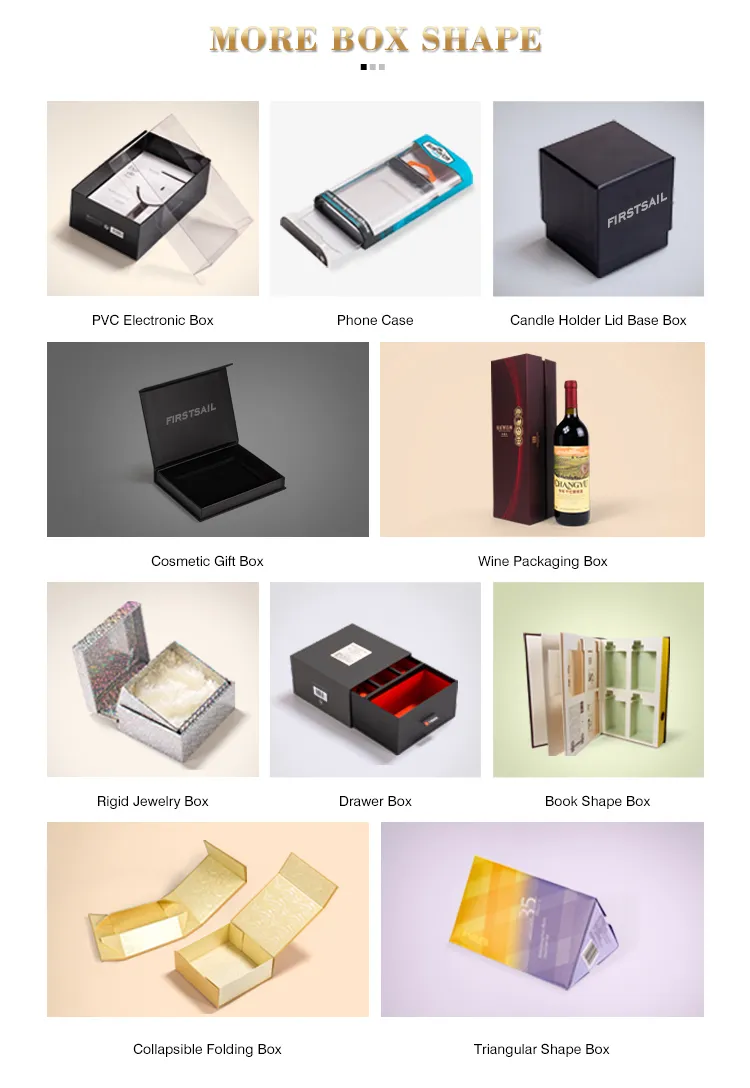 Food Storage Packaging Box Custom Paper Cardboard Box Folding Display Box