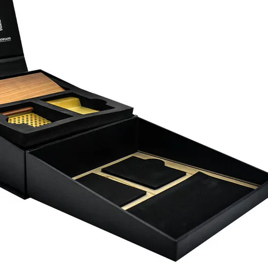 Wholesale Luxury Jewelry Packaging Case Top Quality Velvet Jewellery Box Custom Logo Travel Jewelry Box Organizer