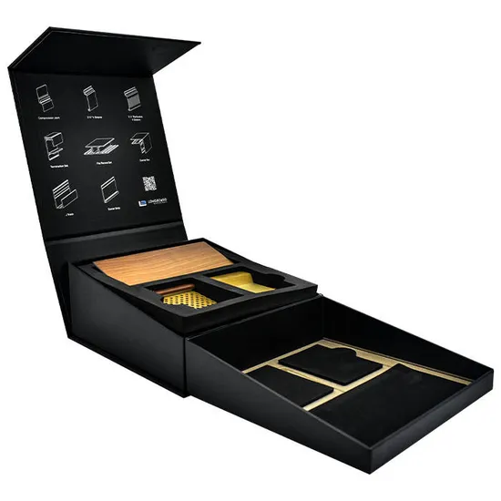 Wholesale Luxury Jewelry Packaging Case Top Quality Velvet Jewellery Box Custom Logo Travel Jewelry Box Organizer