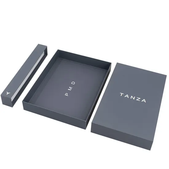 New Design Custom Logo Fashion Bracelet Necklace Ring Packaging Boxes 3D PE Film Two Colors Display Gift Jewelry Box
