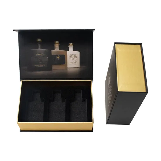 Custom Logo Packaging Closure Gift Boxes Matt Black Luxury Packing Cardboard Magnetic Gift Box Rigid Boxes Paperboard Recyclable