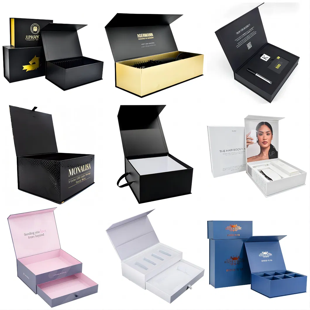 Custom Shipping Packing Box Kraft Mailer Cardboard Corrugated Foldable Folding Gift Packaging Paper Boxes Package