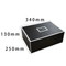 Luxury Black Satin Lined Hair Packaging Boxes Custom Logo Bundle Wig Hair Extension Magnetic Packaging Box Package Box for Hair